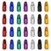 Domain Cycling Presta Valve Cap (28 Pack)  Multi-Color Anodized Aluminum Bicycle Bike Tire Caps and Inner Tube Tire Caps