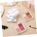 SOESFOUFU 6 Pcs Transparent Square Eye Shadow Box Empty Magnetic Palette Depotting Makeup Containers Plastic - Buy Online on GoSupps.com