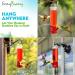 Set of 4 Mini Hummingbird Feeders with Hanging Wires Transparent Feeders for Humming Birds - Buy Online on GoSupps.com