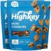 Highkey Keto Chocolate Chip Cookies - 3 Pack - Low Carb Snacks Keto Food Sugar Free High Protein Cookie with Zero Carbs for Healthy Snack Foods Diabetic Friendly Ketogenic Products