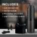 Water Powered Ear Wax Removal Kit - Electric Ear Cleaner with 3 Pressure Modes for Adults & Kids - Includes Basin & 6 Tips (Black) - Buy Online on GoSupps.com