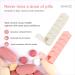 Large 7-Day Pill Organizer | Travel Weekly Vitamin & Medication Box | 2 Pcs - Perfect for Supplements - Buy Online on GoSupps.com
