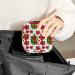 Red Hibiscus Flowers Sanitary Napkin Storage Bag - Portable Menstrual Cup Pouch for Women and Teens - Multi-colored - Buy Online on GoSupps.com
