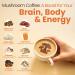 Focus Coffee Mushroom Blend Nootropic Complex Coffee Supports Alertness and Clarity (Lion s Mane Cordyceps Turkey Tail) Green Coffee Bean Instant Coffee for Focus & Gut Health 30 Servings - Buy Online on GoSupps.com