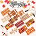 TailaiMei Fall Nail Wraps Stickers - Autumn Self-Adhesive Polish Strips for Thanksgiving Day - Leaves Style Design - 12 Sheets with 2 Nail Files - Buy Online on GoSupps.com