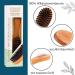 REMOS Wild Boar Bristle Hairbrush - Eco-Friendly Pear Wood With Wide Handle | Perfect for All Hair Types - Buy Online on GoSupps.com