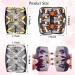 CCbeauty 4pcs Magic Hair Combs & Clips Set | Elastic Stretchy Combs for Women | Decorative Wood Beaded Bun Maker | DIY Hair Accessories for Girls - Buy Online on GoSupps.com