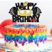 Blumomon 1Pc Glitter Gym Theme Birthday Cake Topper Weight Lifting Cake Decoration for Men Boy Weight Lifting Gym Fitness Themed Birthday Party Supplies Fitness-1 - Buy Online on GoSupps.com