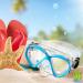 2 Pack Kids Swim Goggles & Diving Mask with Earplugs | Anti-Fog Silicone Glasses for Youth 6-14 | Beach & Pool Gear in Blue Green - Buy Online on GoSupps.com