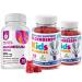 Elderberry Gummies for Kids and Magnesium 200 mg Gummies Sugar-Free - Healthy Immune System Booster and Health Support with Elderberries Extract with Magnesium Calm Chews for Kids & Adults Sugar-Free