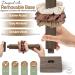 Rustik Hygge Wooden Scrunchie Holder Stand - Handmade Organizer for 100% Curbside Recyclable Scrunchies - Buy Online on GoSupps.com