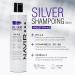 NAVIR Professional | SILVER Purple Shampoo | Neutralizer for gray blonde and bleached hair - 300ml - Buy Online on GoSupps.com
