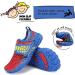 Kids Water Shoes - Toddler Boys Girls Sport Sandals | Quick Dry Non-Slip Barefoot Sneakers for Beach Swim | Size 12 Little Kid | Red Blue - Buy Online on GoSupps.com