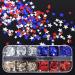 Star Nail Glitters: Red Blue Silver Sequins for 4th of July Nail Art Decorations - 2 Boxes - Buy Online on GoSupps.com