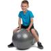 Bintiva Anti-Burst Peanut Ball 40x80 cm with Free Foot Pump - Ideal for Labor, Physical Therapy, Fitness & Exercise - Purple - Buy Online on GoSupps.com
