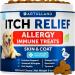 Dog Allergy Relief Chews - Fish Oil & Omega 3 Treats - Dog Allergy Chews for Itching Skin Relief - Hot Spot Treatment - Anti Itch for Dogs - Immune Supplement - Seasonal Allergies - Made in USA Duck