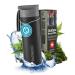 Bachgold Profi Outdoor water filter bottle 650ml with 1500L filter capacity I removes 99.99% of all bacteria and filters viruses particles and heavy metals I blackout & crisis-safe black