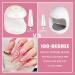MEKK Mini UV Gel Nail Lamp 18W LCD Type-C Professional Nail Dryer - White - Buy Online on GoSupps.com