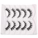 Gmagictobo 3D Faux Mink False Eyelashes - Natural Cat Eye Clear Band Lashes Fluffy & Wispy Volume 5 Pairs Multipack (6-13MM) - Enhance Your Look - Buy Online on GoSupps.com