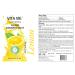 Moisturizing Lemon Hand Sanitizer - 8 oz Pump Water-less & Rinse-free Vitamin E & Organic Extracts - Safe for Kids Made in America - Buy Online on GoSupps.com