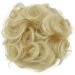 CAISHA by PRETTYSHOP Large Hairpiece Scrunchy Updo Curly Messy Bun Platinum Blonde #613B G11E - Buy Online on GoSupps.com