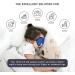 Kids Memory Foam 3D Contoured Sleep Mask - Blockout Light Eye Cover for Boys and Girls - Dark Blue - Buy Online on GoSupps.com
