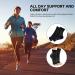 4 Pairs Compression Ankle Bandage Socks for Men & Women - Plantar Fasciitis & Heel Spur Relief - Black & White Size 47-51 - Buy Online on GoSupps.com