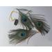 3PCS Handmade Peacock Feather Hippie Hair Extension Set for Women - Buy Online on GoSupps.com