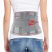 Ortonyx Ergonomic Lumbar Support - L/XXL (Waist 101-121 cm) - Breathable Back Support in Gray/Red for International Shipping - Buy Online on GoSupps.com