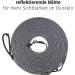 Buy Floxic Tow Lines for Dogs - 5m 10m 15m 20m Gray | Reflective Tether with Removable Hand Loop | Ideal for Puppy Training - International Shipping Available - Buy Online on GoSupps.com