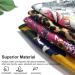 Boho Leopard Print Wide Elastic Headbands for Women | Multi-Colored Sport & Yoga Hair Bands - Buy Online on GoSupps.com