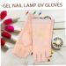 Beaupretty 1 Pair Manicure Gloves Anti Uv Protective Gloves for Manicure Uv Gloves for Gel Manicures Uv Protection Gloves for Manicure Uv Gloves for Nail Cotton Nail Lamp - Buy Online on GoSupps.com