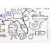 Modern-Twist Waterproof Mark-Mat & Marker Set - Dishwasher Safe US Map Design - Buy Online on GoSupps.com