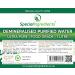 Ultra Pure Demineralised Purified Water H2O - 1 Litre | Vegan, Non-GMO, Gluten Free | Pack of 1 - Buy Online on GoSupps.com