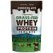 Chocolate Whey Protein Powder - Grass Fed Whey Isolate + Organic Cacao + Real Sugar + Himalayan Salt - Delicious Taste for Shakes Smoothies Cooking & Baking Recipes - Gluten Free & Non GMO - 1 Pound Chocolate 1 Pound (...