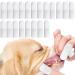 Dog toothbrush fingerling reusable pet fingers toothbrush fingering dog dental care anti-plaque fingers dog efficient and clean pet toothbrush made of knitting tissue (20 pieces)