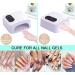 72W Cordless LED Nail Lamp - Rechargeable UV Gel Nail Dryer with 4 Timer Settings | Portable Nail Art Tools for Home & Salon - Buy Online on GoSupps.com