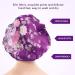 Silk Satin Wide Band Bonnet Night Cap for Women - Purple Floral Hair Turban - Buy Online on GoSupps.com