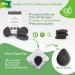 Sinutan | Konjac Face Sponge | 100% Natural Bamboo Activated Charcoal | Konjac Sponge for Exfoliation and Deep Pore Cleansing | Ecological Sponges | Gift Idea - Buy Online on GoSupps.com