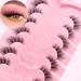 7P-CZ-32 Clear Band Half Eyelashes Cat Eye 15 mm Short Cat Eye Artificial Eyelashes Natural Look 1/2 Corner False Eyelashes Set 3/4 Corner Eyelashes Reusable Lightweight Makeup Eyelashes 7p-clear band half eyelashes-32 - Buy Online on GoSupps.com
