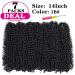 14 Inch Goddess Box Braids Crochet Hair for Black Women - Pack of 7 | Synthetic Bohemian Box Braid Crochet Braiding Hair (1B) - Buy Online on GoSupps.com