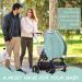 Soft Cotton Breastfeeding Cover with Towel - Green | Multi-Use Nursing and Stroller Cover for Moms - Buy Online on GoSupps.com