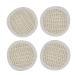 Soft Weave Exfoliating Facial Pads Bath Shower Cleaning Sponge Pads for Face and Body -4 Pack