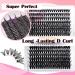 HxyGogo Wispy Fluffy Lash Clusters DIY Eyelash Extensions 280 pcs - 8-16MM D Curl Individual Lashes for Natural Look, Reusable 40D-50D Cluster - Buy Online on GoSupps.com