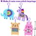 KRAFUN Cross Stitch Kits for Kids - 4 Cute Animal Designs | Unicorn Needlepoint Embroidery Kit for Girls 5-13 - Arts & Crafts Keyrings Ornaments - Buy Online on GoSupps.com