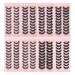 UAMOU Lashes Volume Fluffy Dense Russian Curling Fake Eyelashes Mink Eyes Extension Russian Strip Lashes handmade Cheerfully (Color : 10pairs MIX 8Styles Size : 5 Boxes)