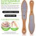 Dynesse Corneal Remover & Corneal File - Premium Stainless Steel No-Cut Professional Tool for Hornhaut Care | Durable Wood Handle - Buy Online on GoSupps.com