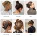 6 Pack Large Rectangle Flower Hair Claw Clips for Women - Neutral Colors - Buy Online on GoSupps.com
