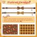 Thanksgiving Cat Bowtie Collar Set: Turkey & Plaid Print | Pack of 2 with Bell | Fall Kitten Accessories - Buy Online on GoSupps.com