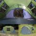4 Person Waterproof Easy Pop Up Tent | Automatic Setup | 2 Doors | Instant Family Tents for Camping & Hiking - Green - Buy Online on GoSupps.com